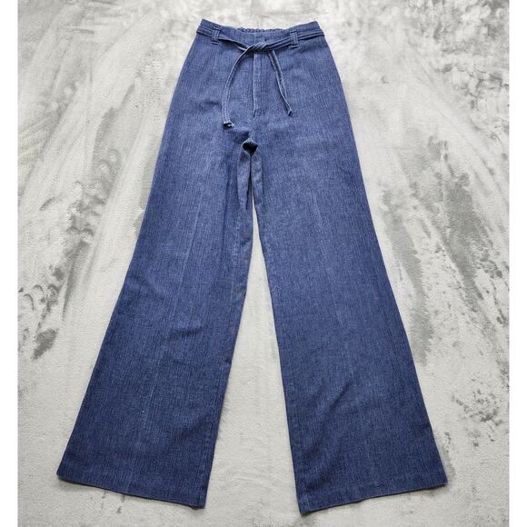 Vintage 70s Fantasia's San Francisco Jeans Womens 9/10 High Rise Bell Bottoms